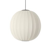 Knit-Wit Round Pendel Ø75 Pearl White LED