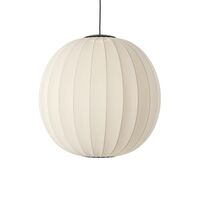 Knit-Wit Round Pendel Ø75 Pearl White LED