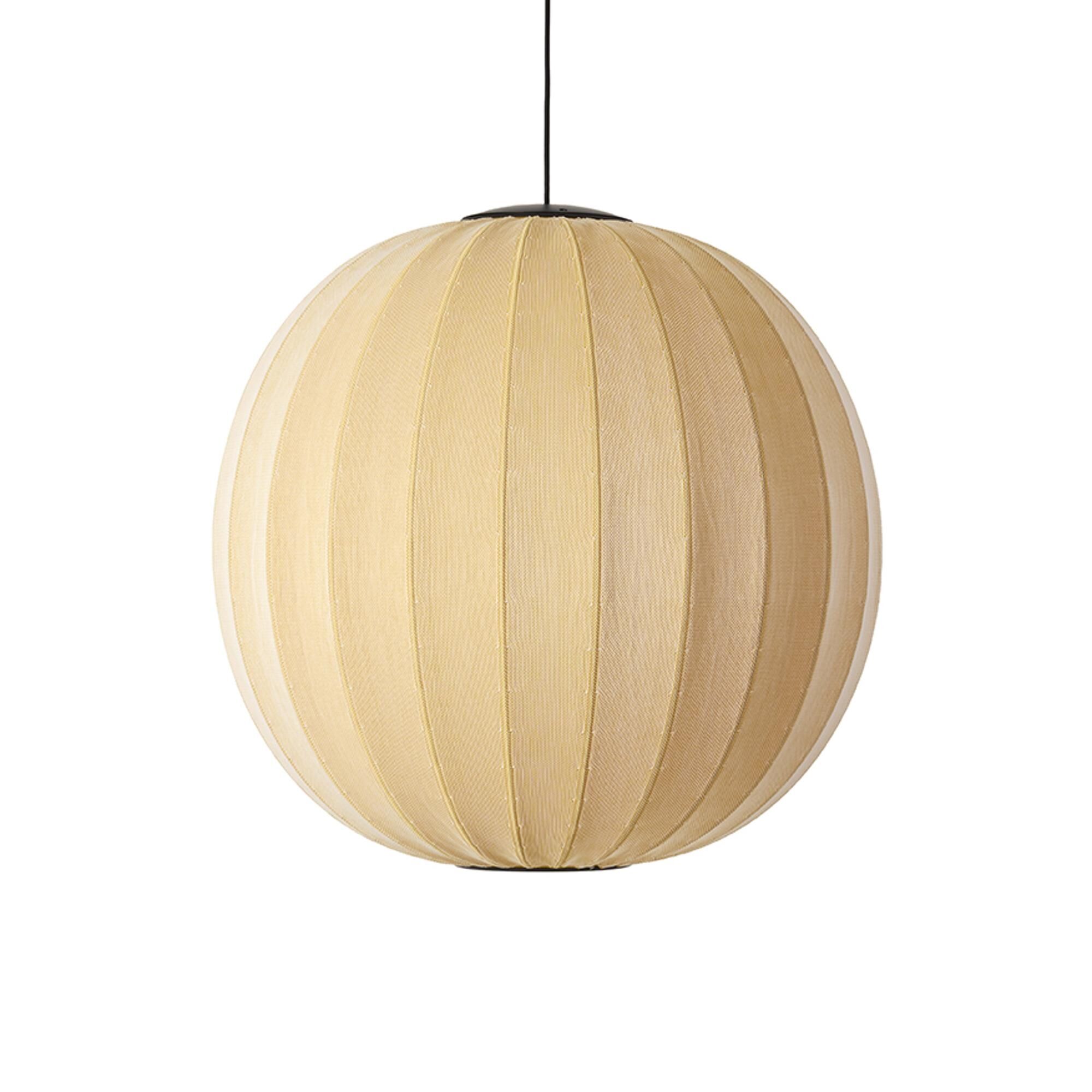Suspension Ronde Tricotée à La Ø75 Lever de Soleil LED