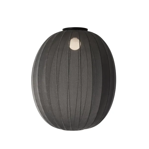 Knit-Wit High/Oval Loftlampe Ø65 Sort