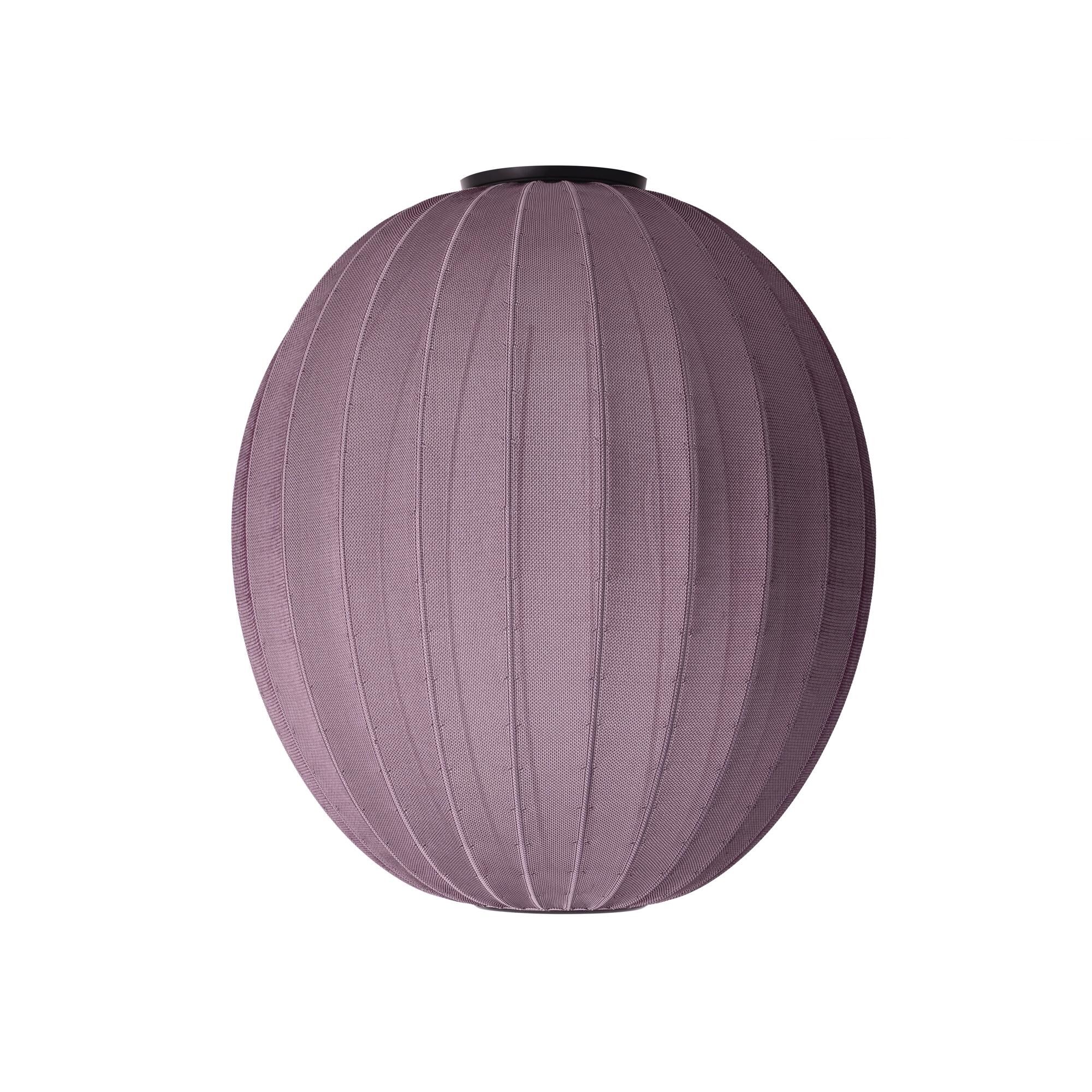 Knit-Wit H&ouml;g/Oval Taklampa &Oslash;65 Burgundy