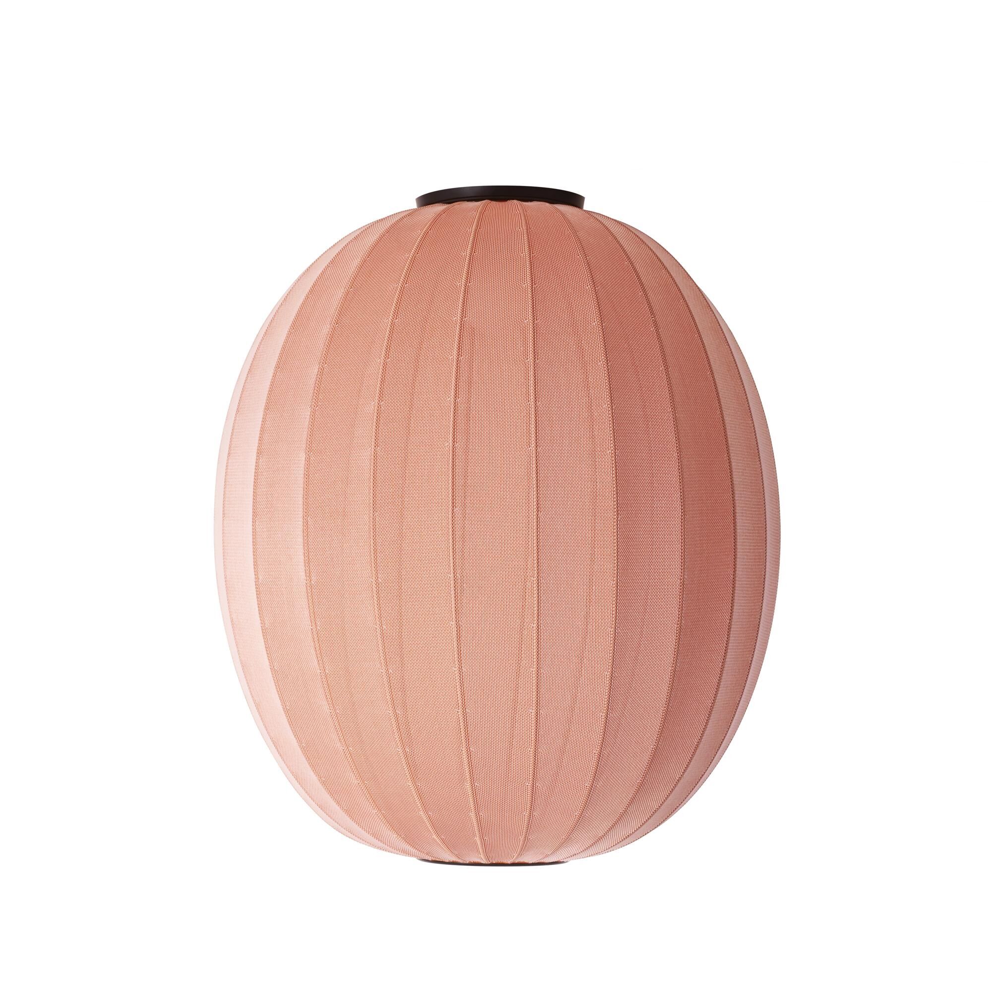 Knit-Wit H&ouml;g/Oval Taklampa &Oslash;65 Korall