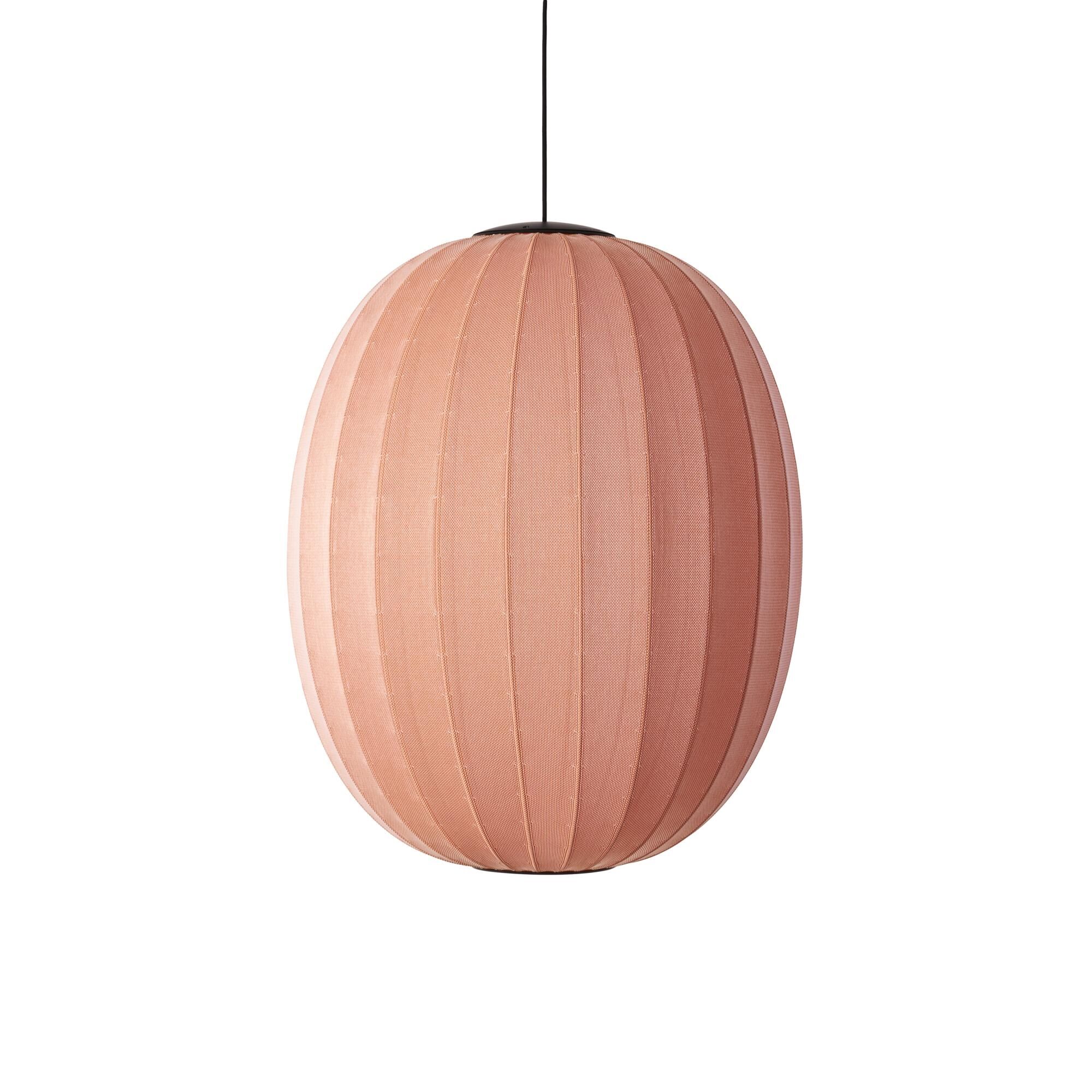 Knit-Wit Høy/Oval Taklampe É65 Korall LED