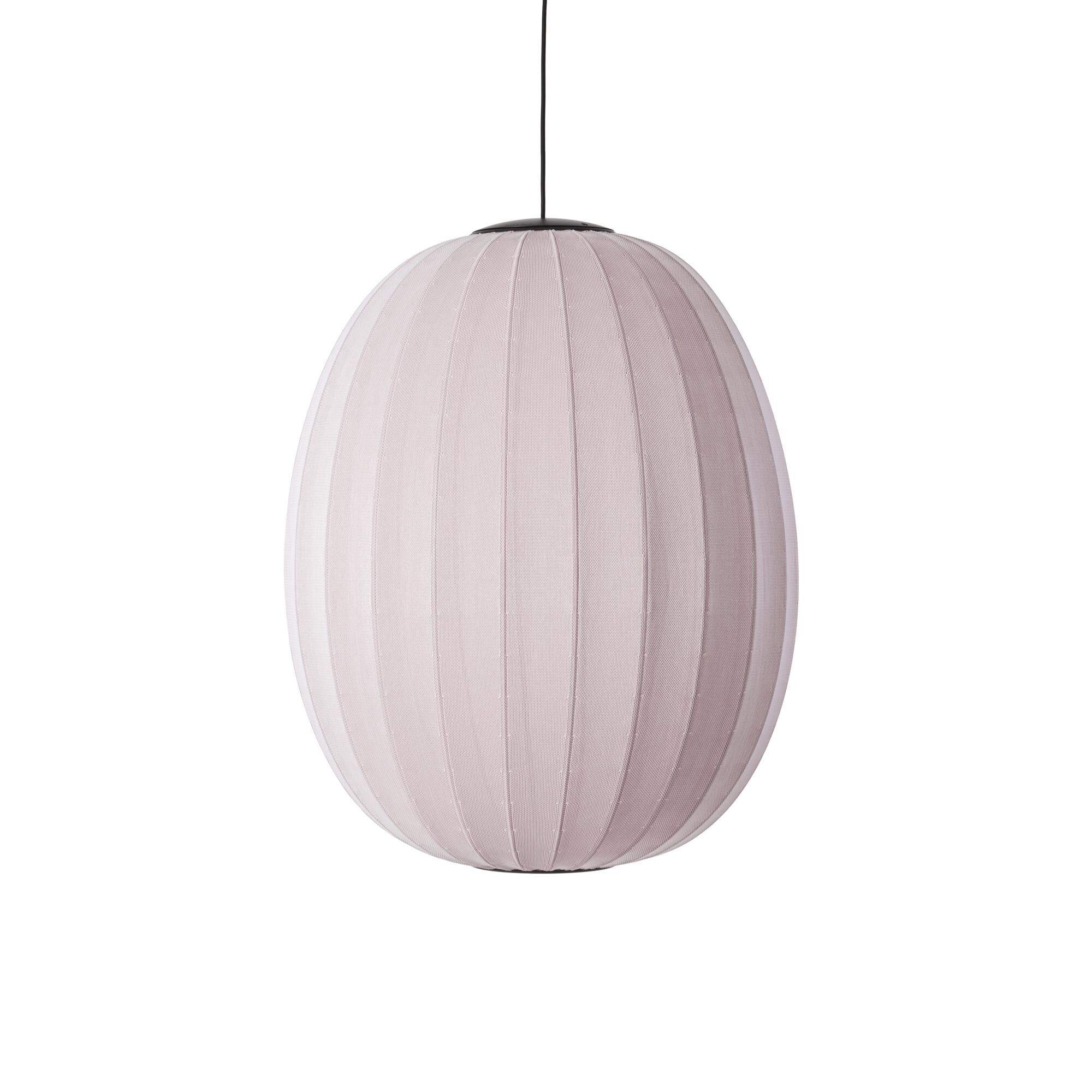 Suspension Haute/ovale Tricotée à La Ø65 LED Rose Clair
