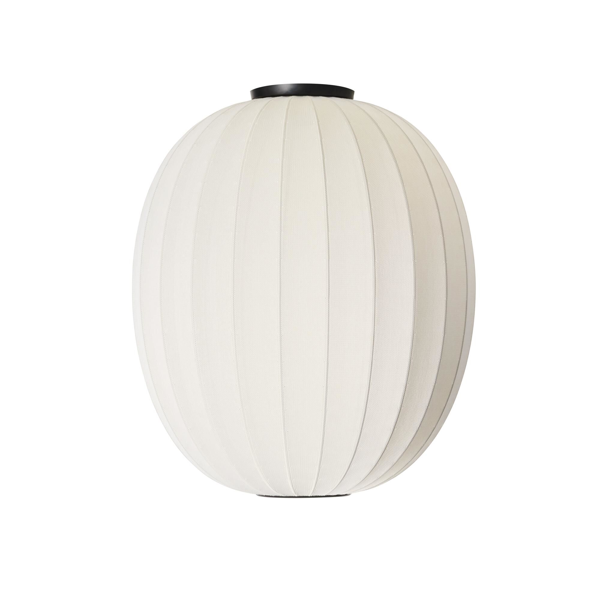 Knit-Wit H&ouml;g/Oval Taklampa &Oslash;65 P&auml;rlvit