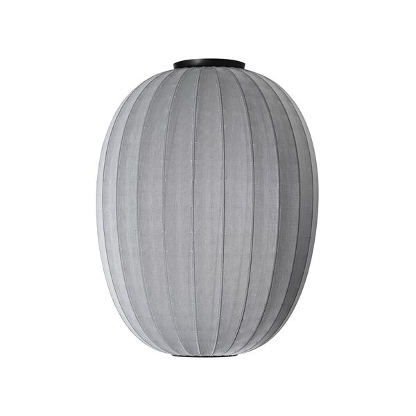 Knit-Wit High/Oval Loftlampe Ø65 Sølv