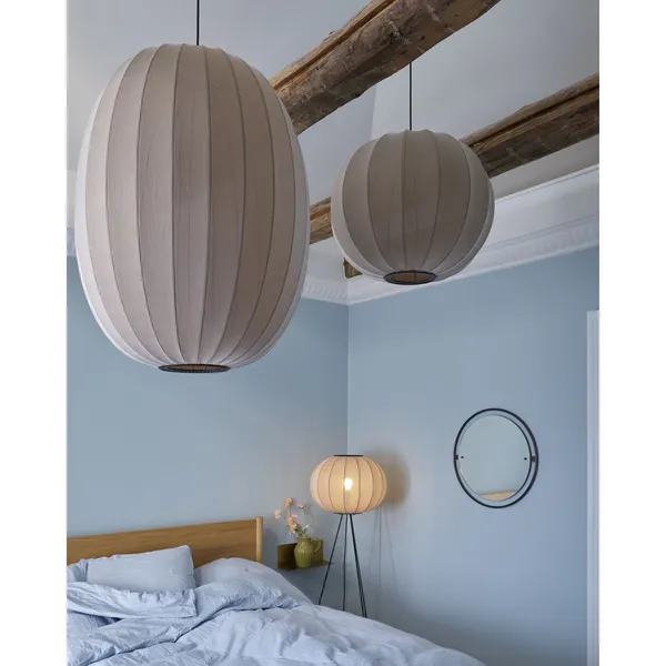 Knit-Wit High/Oval Pendant Ø65 Sand Stone LED