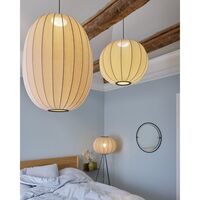 Knit-Wit High/Oval Pendant Ø65 Sand Stone LED