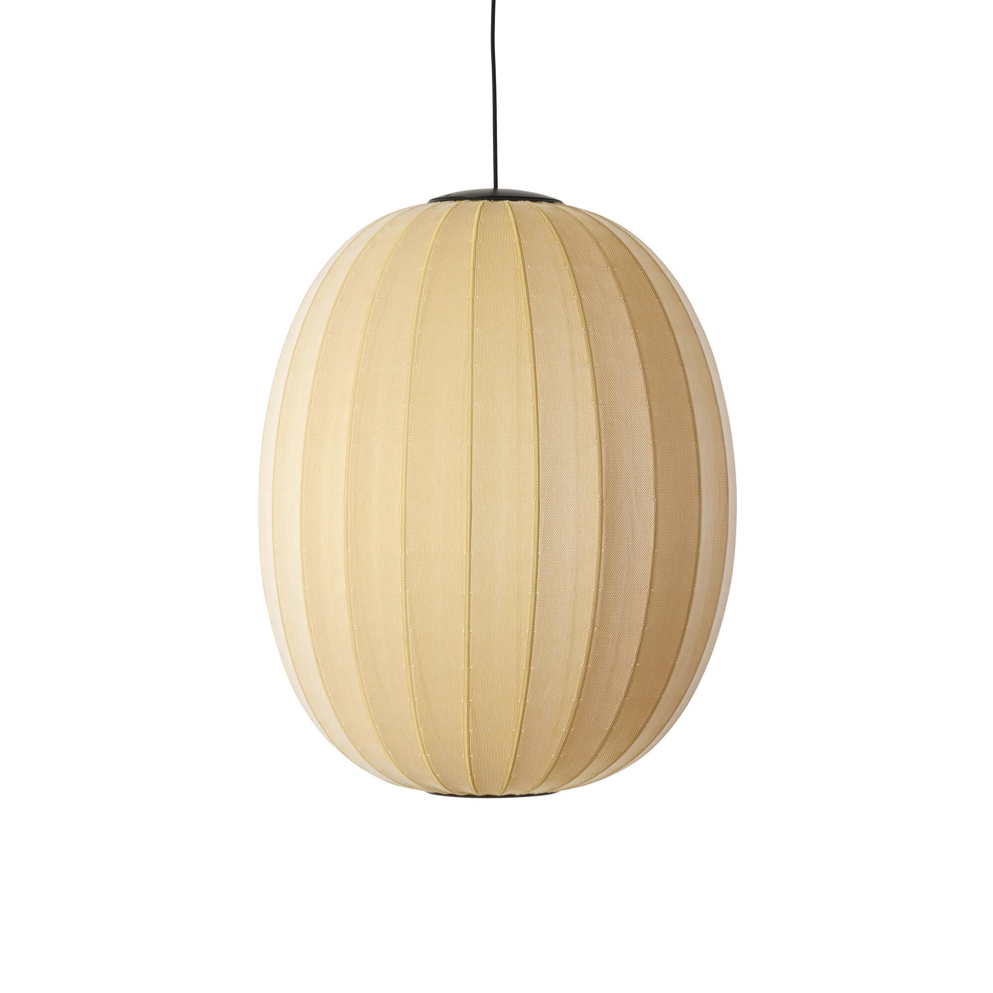 Suspension Haute/ovale Knit-Wit Ø65 Lever de Soleil LED
