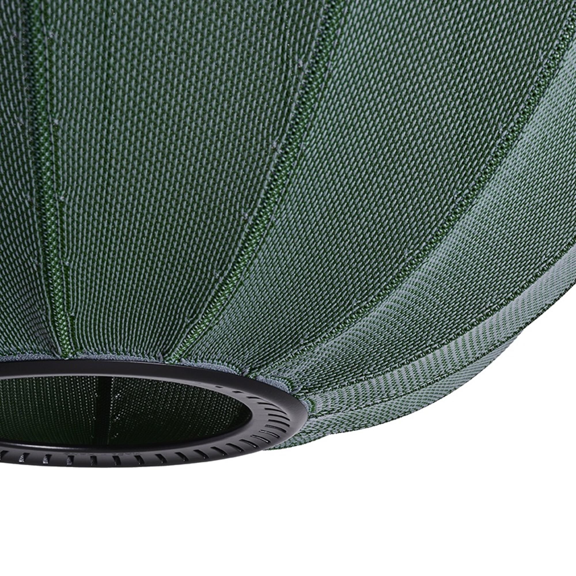 Made By Hand Colgante Alto/ovalado a de 65 mm con Led Verde Tweed – Lámpara colgante — imagen 3