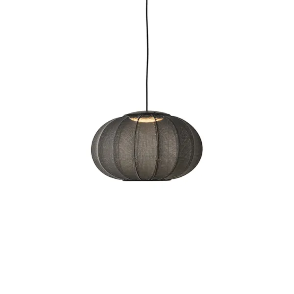 Knit-Wit Oval Pendant Ø45 Black LED