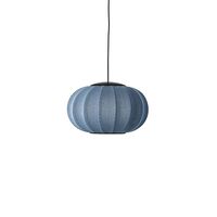 Knit-Wit Oval Pendel Ø45 Blue Stone LED