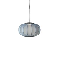 Knit-Wit Oval Pendel Ø45 Blue Stone LED