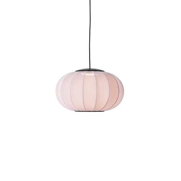 Knit-Wit Oval Pendel Ø45 Lysepink LED