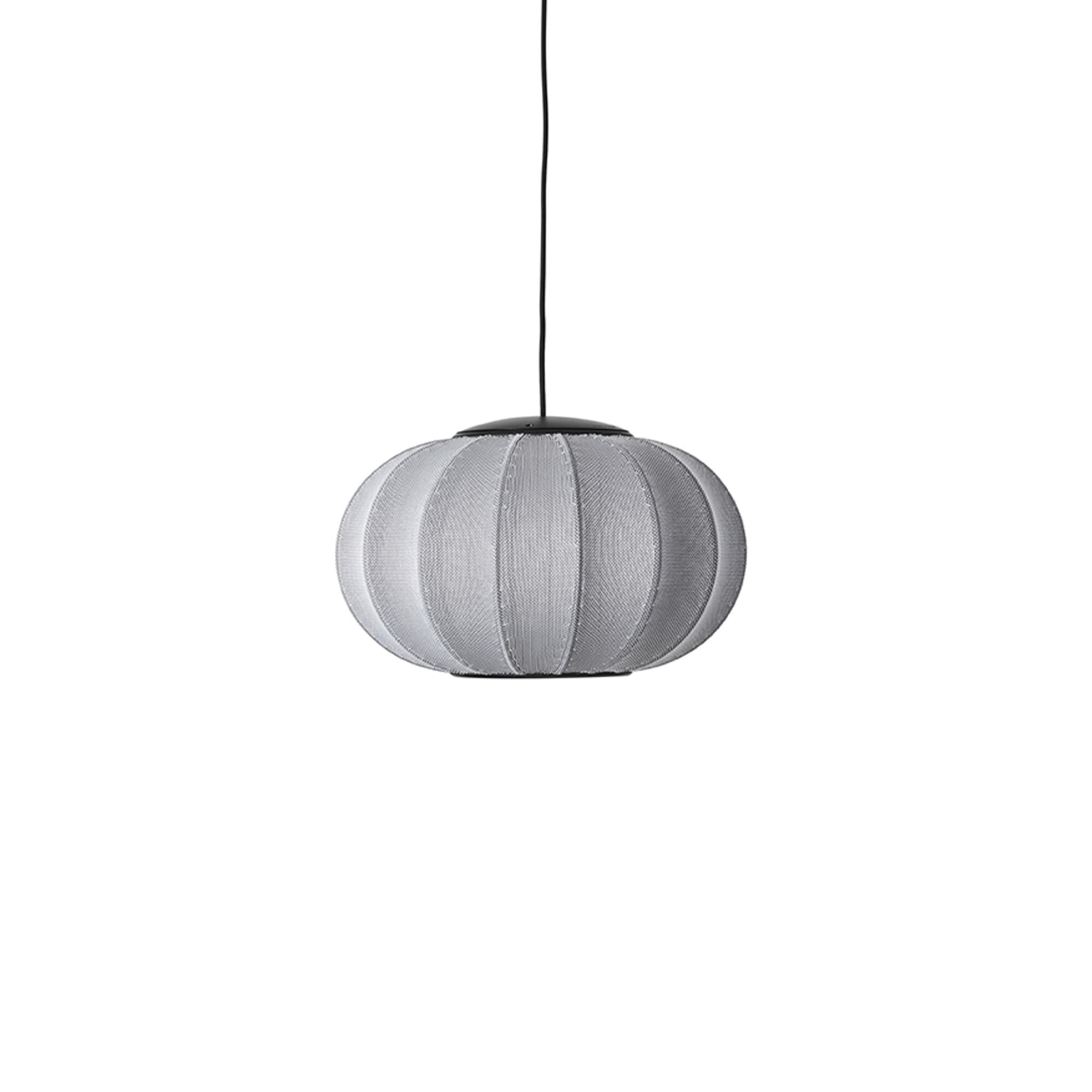 Knit-Wit Oval Taklampa &Oslash;45 Silver LED