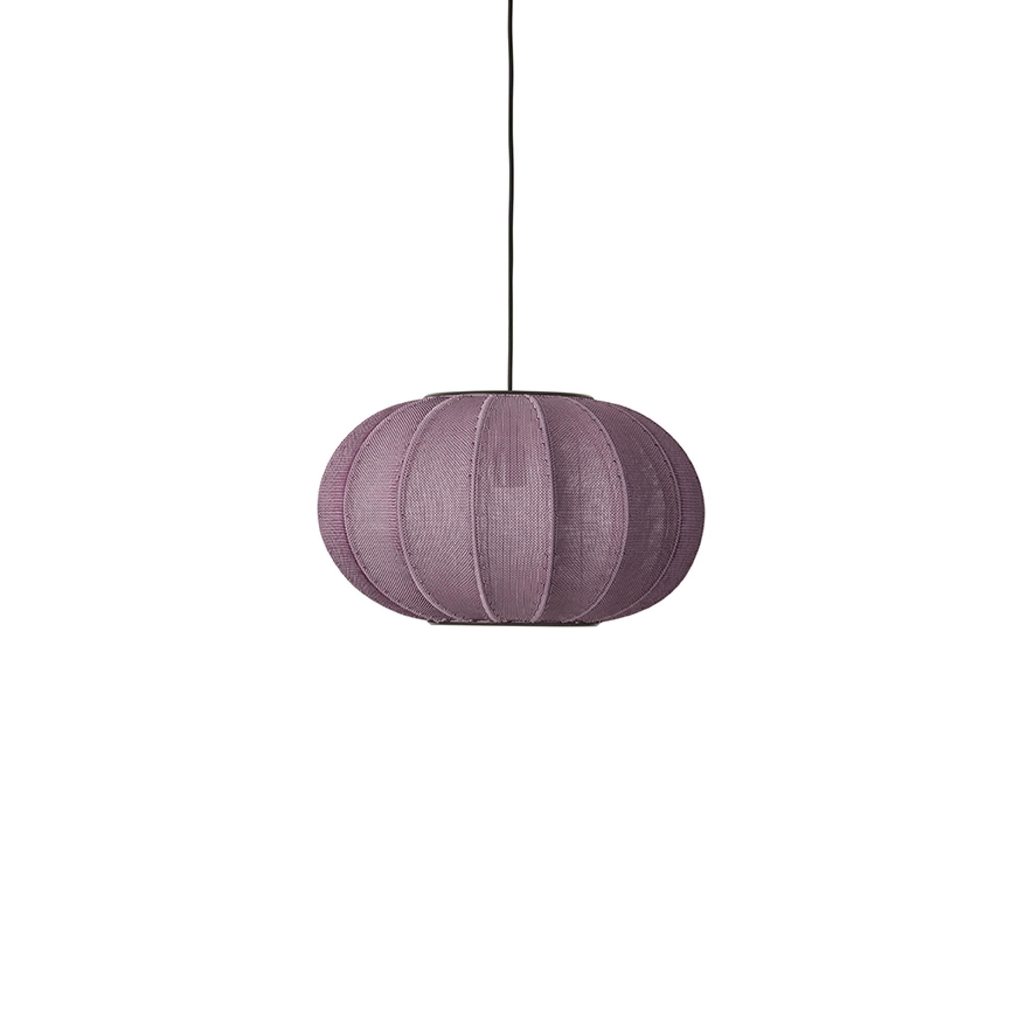 Knit-Wit Taklampa Oval &Oslash;45 Burgundy