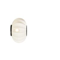 Lámpara de Pared Ovalada Ø45 cm Blanco Perla
