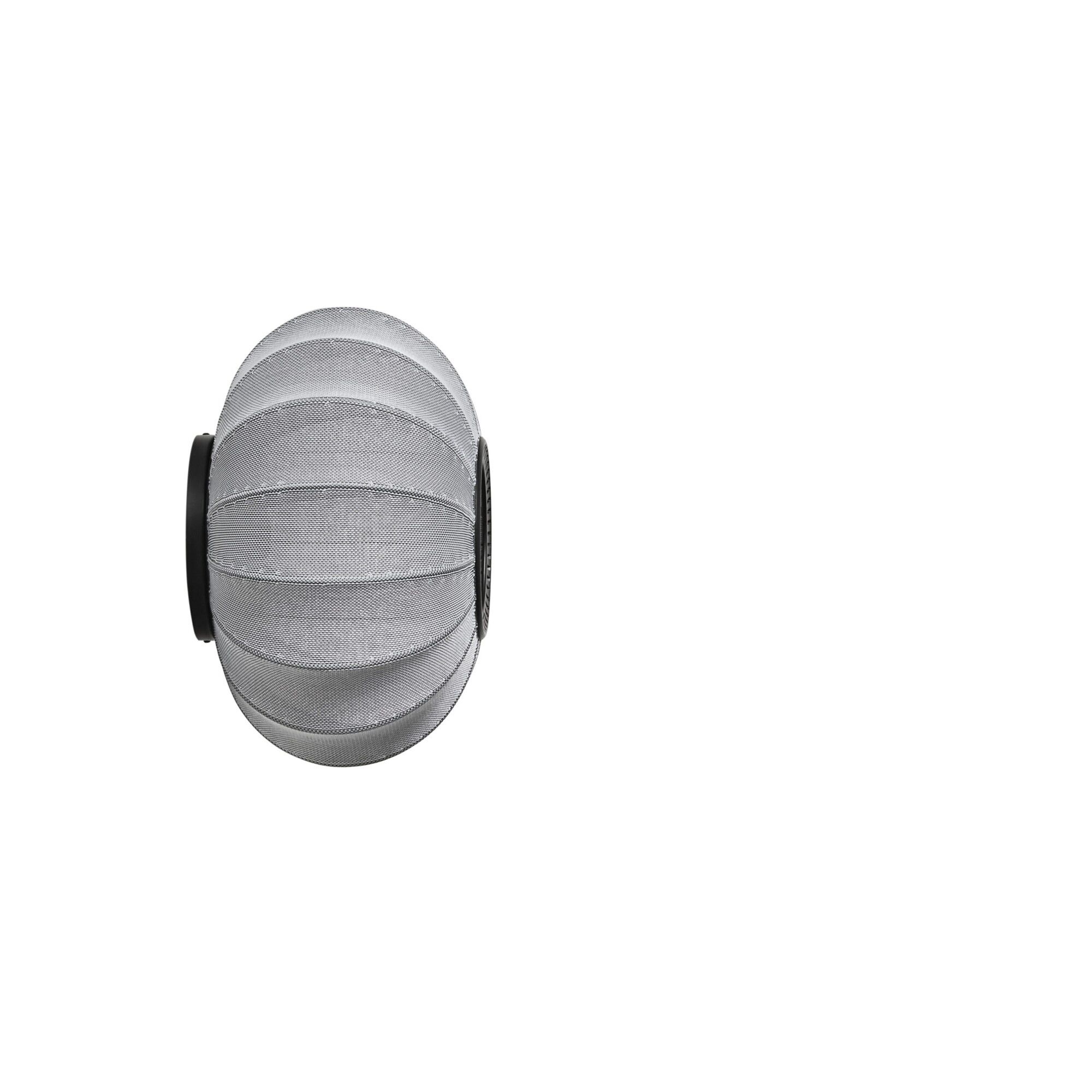 Knit-Wit Oval V&auml;gglampa &Oslash;45 cm Silver