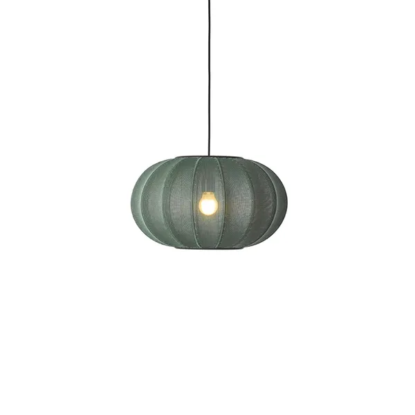 Knit-Wit Pendant Oval Ø45 Tweed Green