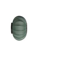 Knit-Wit Oval Wall Lamp Ø45 cm Tweed Green