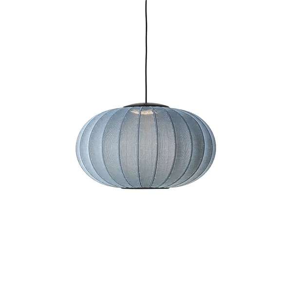 Knit-Wit Oval Pendel Ø57 Blue Stone LED