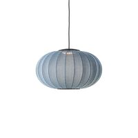 Knit-Wit Oval Pendel Ø57 Blue Stone LED