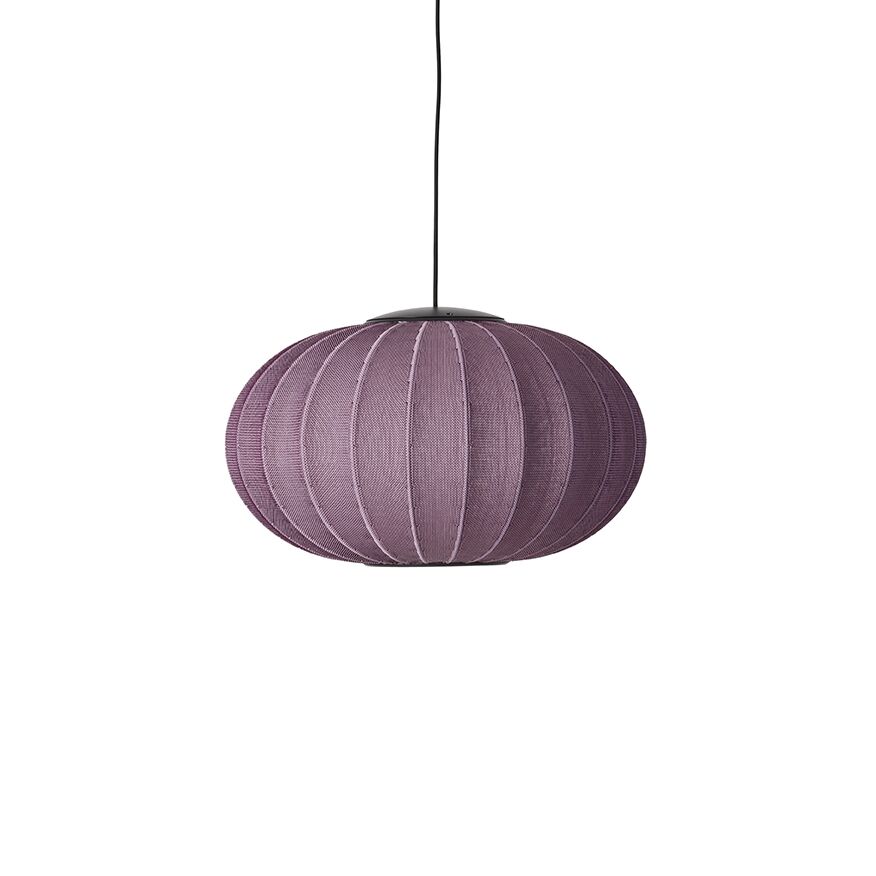Knit-Wit Oval Taklampa &Oslash;57 Burgundy LED