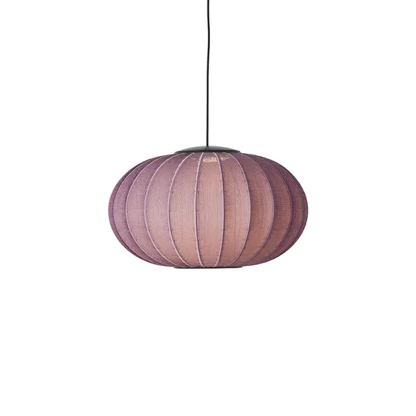 Knit-Wit Oval Pendel Ø57 Burgundy LED