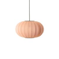 Knit-Wit Oval Pendant Ø57 Pendant Coral
