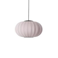 Knit-Wit Oval Pendel Ø57 Lysepink LED