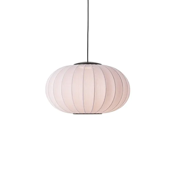 Knit-Wit Oval Pendel Ø57 Lysepink LED