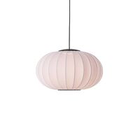 Knit-Wit Oval Pendel Ø57 Lysepink LED