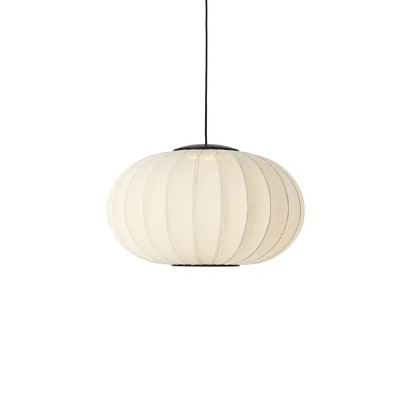 Knit-Wit Oval Taklampe Ø57 Perlehvit LED