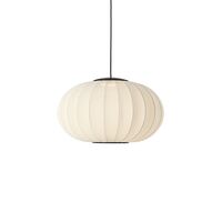 Knit-Wit Oval Taklampe Ø57 Perlehvit LED