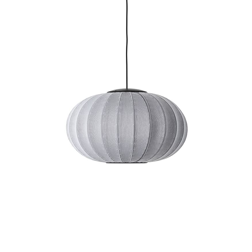 Knit-Wit Oval Taklampe É57 Sølv LED