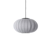 Knit-Wit Oval Pendel Ø57 Sølv LED