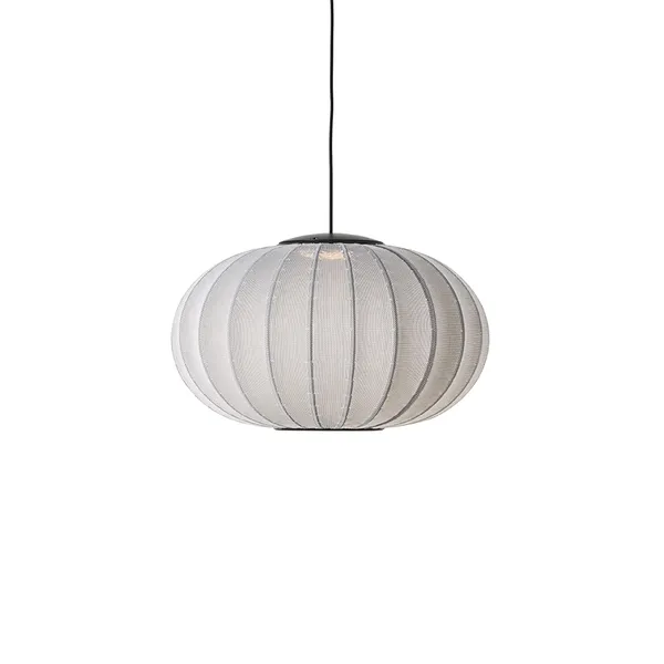Knit-Wit Oval Pendel Ø57 Sølv LED