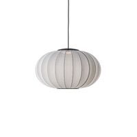 Knit-Wit Oval Pendel Ø57 Sølv LED
