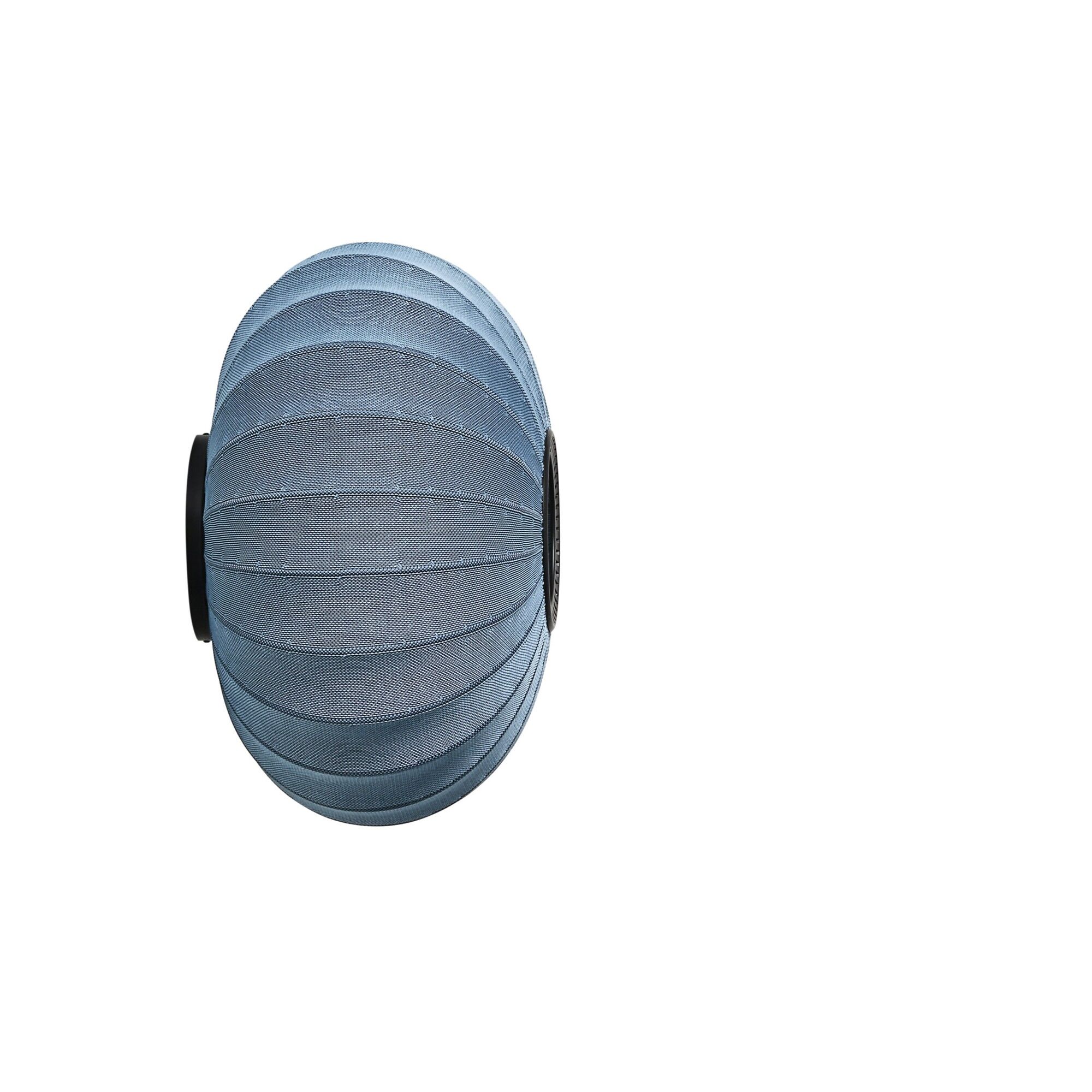 Knit-Wit Oval V&auml;gglampa &Oslash;57 cm Bl&aring; Sten