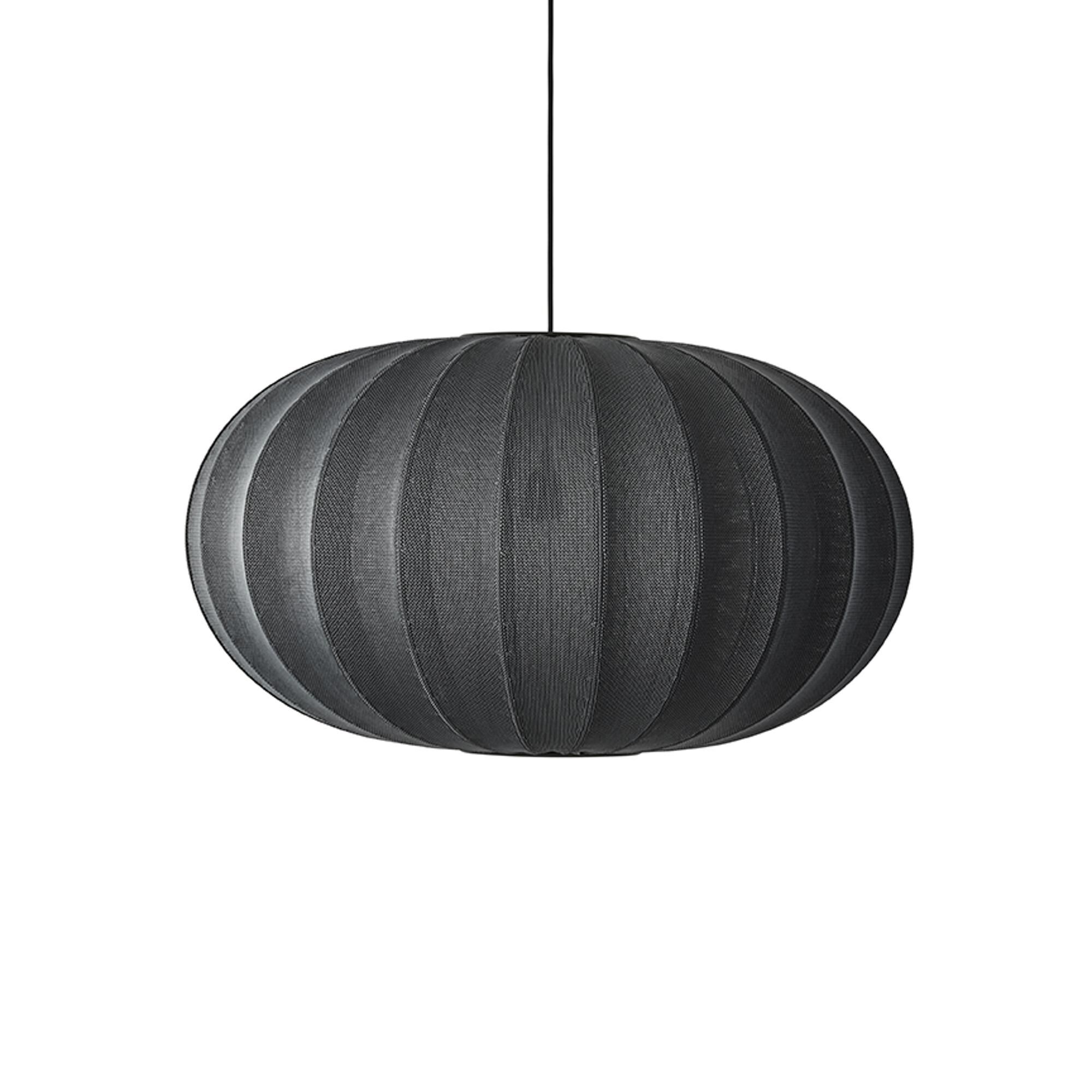Knit-Wit Oval Taklampa &Oslash;76 Taklampa Svart