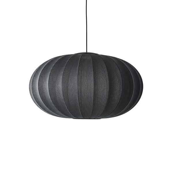 Knit-Wit Oval Taklampa Ø76 Svart LED