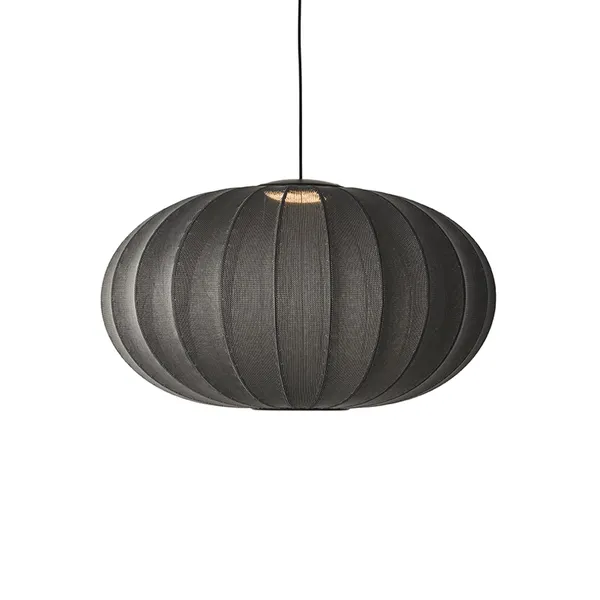 Knit-Wit Oval Pendel Ø76 Sort LED