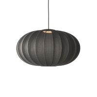 Knit-Wit Oval Pendel Ø76 Sort LED