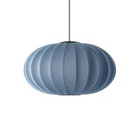 Knit-Wit Oval Pendel Ø76 Blue Stone LED