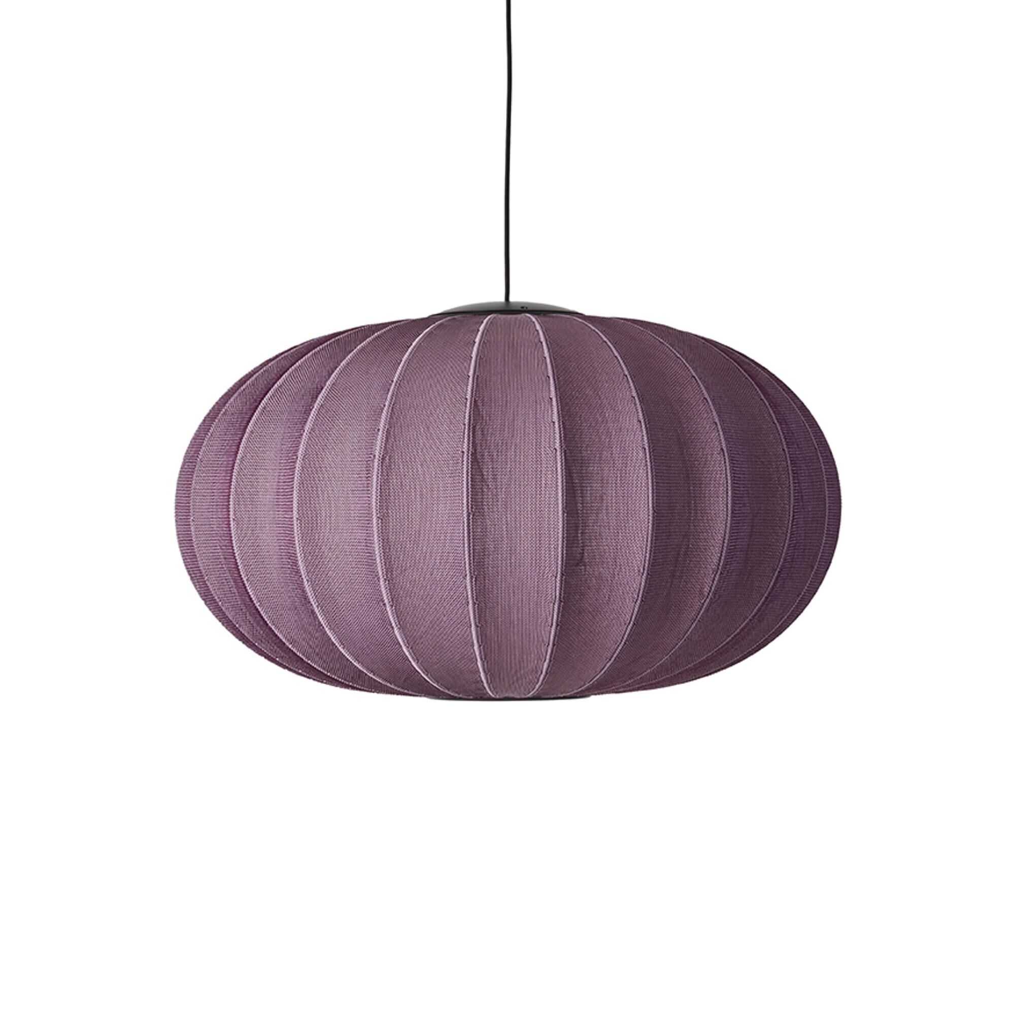 Knit-Wit Oval Taklampa &Oslash;76 Burgundy LED
