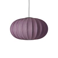 Lampadario Ovale Knit-Wit Ø76 Borgogna LED