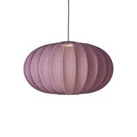 Lampadario Ovale Knit-Wit Ø76 Borgogna LED