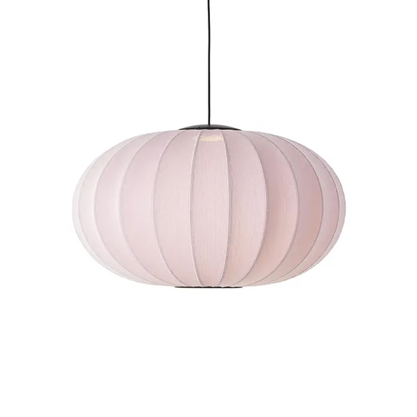 Knit-Wit Oval Pendel Ø76 Lysepink LED