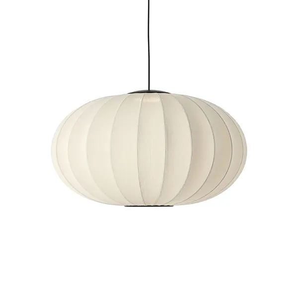 Knit-Wit Oval Pendel Ø76 Pearl White LED