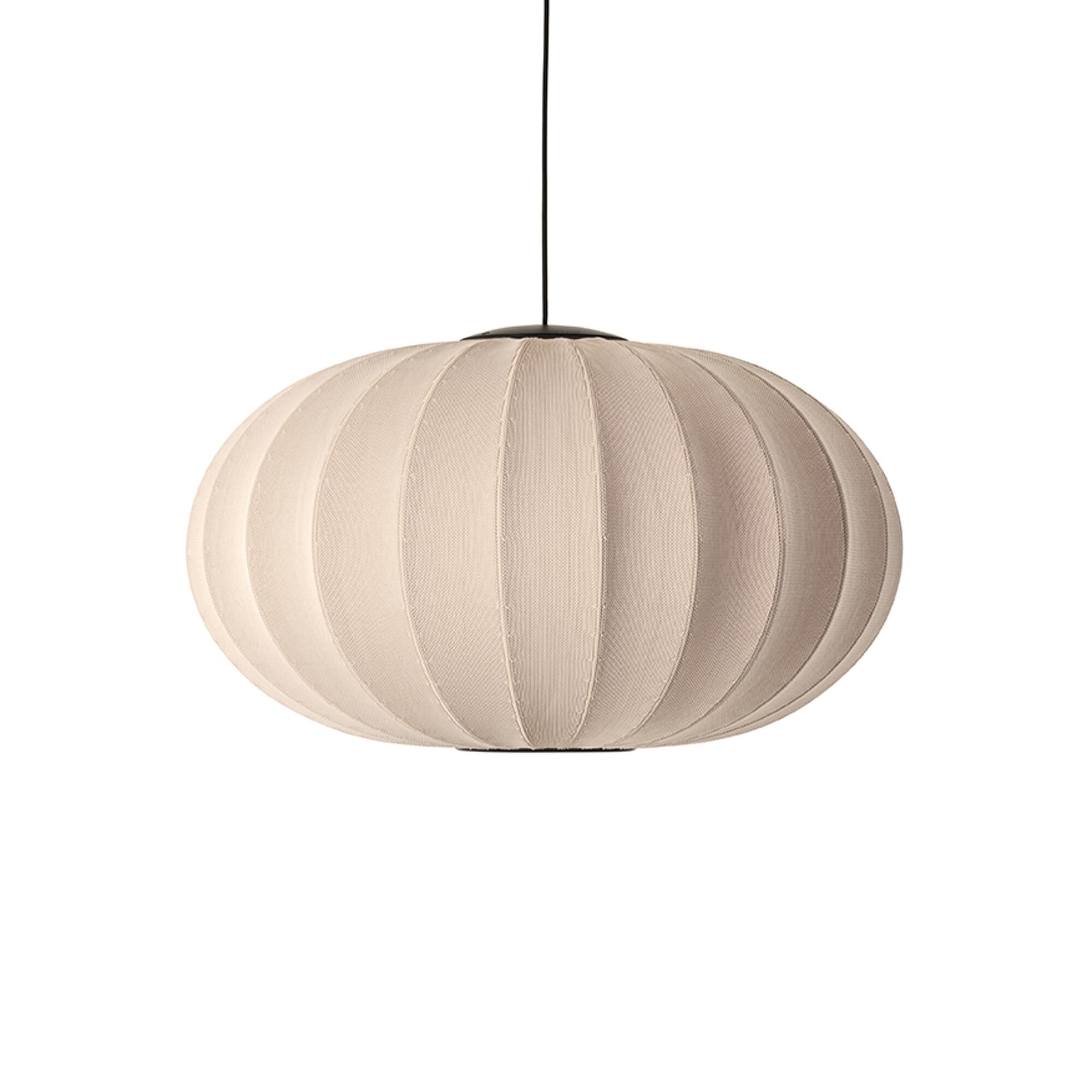 Knit-Wit Oval Taklampe É76 Sand Stein LED
